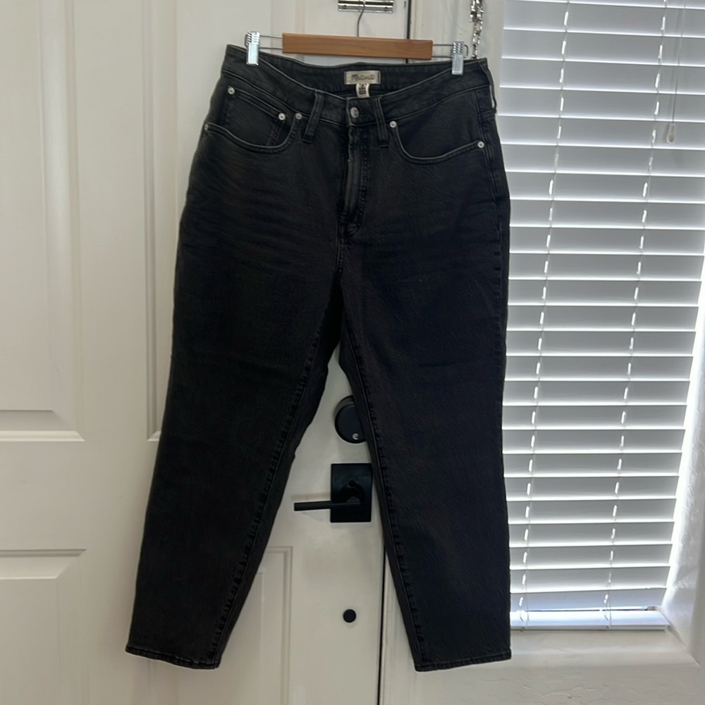 Madewell Curvy Perfect Vintage Black Denim NEVER WORN - Sz 14